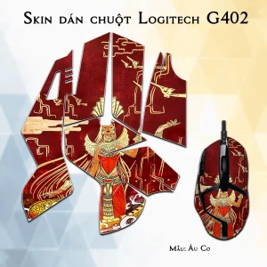 Skin dán chuột Logitech G402 mẫu Âu Cơ