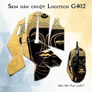 Skin dán chuột Logitech G402 mẫu Đức Phật lsm017