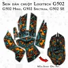 Skin dán chuột Logitech G502 mẫu Angry Owl Art Skin dán chuột Logitech G502 mẫu Angry Owl Art