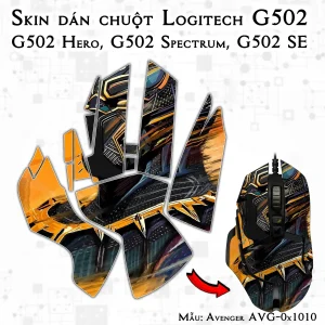 Skin dán chuột Logitech G502 mẫu Avenger avg1010