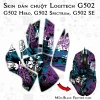 Skin dán chuột Logitech G502 mẫu Black Panther icon