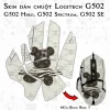 Skin dán chuột Logitech G502 mẫu Brick Bear 3