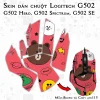 Skin dán chuột Logitech G502 mẫu Brown và Cony atk115