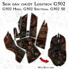 Skin dán chuột Logitech G502 mẫu Bánh răng Skin dán chuột Logitech G502 mẫu Bánh răng