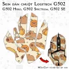 Skin dán chuột Logitech G502 mẫu Capy và hội bạn vịt cam Skin dán chuột Logitech G502 mẫu Capy và hội bạn vịt cam