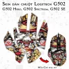 Skin dán chuột Logitech G502 mẫu Chó bull art Skin dán chuột Logitech G502 mẫu Chó bull art