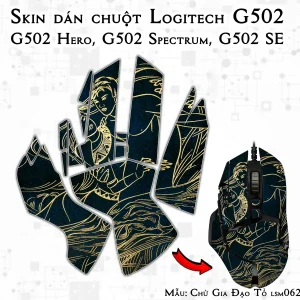 Skin dán chuột Logitech G502 mẫu Chử Gia Đạo Tổ lsm062