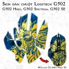 Skin dán chuột Logitech G502 mẫu con Gà Mão Nhật Kê