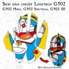Skin dán chuột Logitech G502 mẫu Doremon Dor005