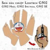 Skin dán chuột Logitech G502 mẫu Doremon Dor007