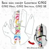 Skin dán chuột Logitech G502 mẫu Doremon Dor026 Skin dán chuột Logitech G502 mẫu Doremon Dor026