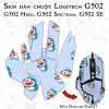 Skin dán chuột Logitech G502 mẫu Doremon Dor027