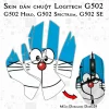 Skin dán chuột Logitech G502 mẫu Doremon Dor029