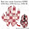 Skin dán chuột Logitech G502 mẫu Gấu dâu Lotso lotso026 Skin dán chuột Logitech G502 mẫu Gấu dâu Lotso lotso026