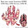 Skin dán chuột Logitech G502 mẫu Gấu dâu Lotso lotso035 Skin dán chuột Logitech G502 mẫu Gấu dâu Lotso lotso035