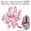Skin dán chuột Logitech G502 mẫu gấu hồng Skin dán chuột Logitech G502 mẫu gấu hồng