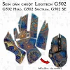 Skin dán chuột Logitech G502 mẫu Hoa văn hov003 Skin dán chuột Logitech G502 mẫu Hoa văn hov003