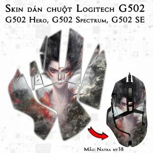 Skin dán chuột Logitech G502 mẫu Natra nt38