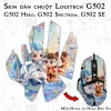 Skin dán chuột Logitech G502 mẫu Natra và Ngao Bính Socute nt16 Skin dán chuột Logitech G502 mẫu Natra và Ngao Bính Socute nt16