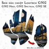 Skin dán chuột Logitech G502 mẫu Sơn mài GSM036 Skin dán chuột Logitech G502 mẫu Sơn mài GSM036
