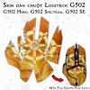 Skin dán chuột Logitech G502 mẫu Tam Chuyển Pháp Luân lsm067