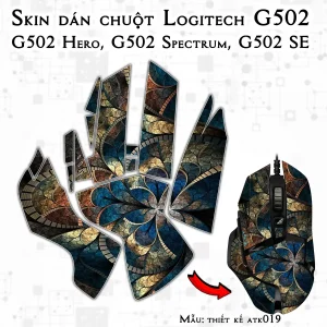 Skin dán chuột Logitech G502 mẫu thiết kế atk019