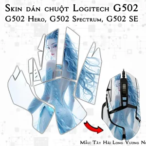 Skin dán chuột Logitech G502 mẫu Tây Hải Long Vương Ngao Nhuận nh03