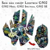 Skin dán chuột Logitech G502 mẫu UFO Space Skin dán chuột Logitech G502 mẫu UFO Space