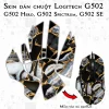 Skin dán chuột Logitech G502 mẫu vân đá dah021 Skin dán chuột Logitech G502 mẫu vân đá dah021