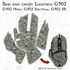 Skin dán chuột Logitech G502 mẫu X-cross xám gray Skin dán chuột Logitech G502 mẫu X-cross xám gray