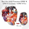 Skin dán chuột Logitech G502 X mẫu Adidas das108 Skin dán chuột Logitech G502 X mẫu Adidas das108