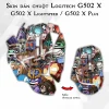 Skin dán chuột Logitech G502 X mẫu Avenger infwar Skin dán chuột Logitech G502 X mẫu Avenger infwar