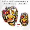 Skin dán chuột Logitech G502 X mẫu B.Duck scu062 Skin dán chuột Logitech G502 X mẫu B.Duck scu062
