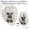 Skin dán chuột Logitech G502 X mẫu Brick Bear 3 Skin dán chuột Logitech G502 X mẫu Brick Bear 3