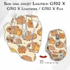 Skin dán chuột Logitech G502 X mẫu Capy và hội bạn vịt cam Skin dán chuột Logitech G502 X mẫu Capy và hội bạn vịt cam