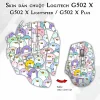 Skin dán chuột Logitech G502 X mẫu chim cánh cụt Skin dán chuột Logitech G502 X mẫu chim cánh cụt
