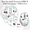 Skin dán chuột Logitech G502 X mẫu Chân mèo1