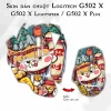 Skin dán chuột Logitech G502 X mẫu Chó con art