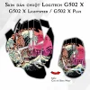 Skin dán chuột Logitech G502 X mẫu Con hổ Sóng Nhật Skin dán chuột Logitech G502 X mẫu Con hổ Sóng Nhật