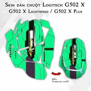Skin dán chuột Logitech G502 X mẫu Cyberpunk cyb10