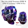 Skin dán chuột Logitech G502 X mẫu cú đa màu atk376 Skin dán chuột Logitech G502 X mẫu cú đa màu atk376
