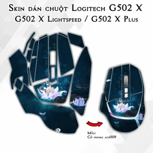 Skin dán chuột Logitech G502 X mẫu Cổ phong acp009