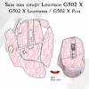 Skin dán chuột Logitech G502 X mẫu Dior hồng Skin dán chuột Logitech G502 X mẫu Dior hồng