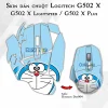 Skin dán chuột Logitech G502 X mẫu Doremon Dor004 Skin dán chuột Logitech G502 X mẫu Doremon Dor004