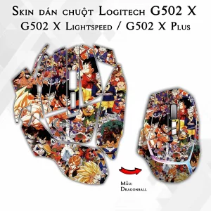 Skin dán chuột Logitech G502 X mẫu Dragonball