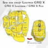 Skin dán chuột Logitech G502 X mẫu Dễ thương So Cute scu007 Skin dán chuột Logitech G502 X mẫu Dễ thương So Cute scu007