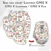Skin dán chuột Logitech G502 X mẫu Dễ thương So Cute scu056