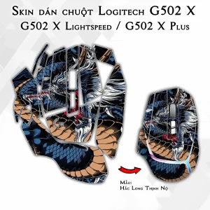 Skin dán chuột Logitech G502 X mẫu Hắc Long Thịnh Nộ