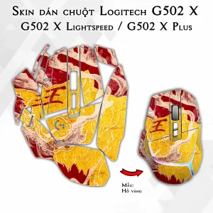 Skin dán chuột Logitech G502 X mẫu Hổ vàng