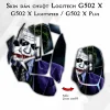 Skin dán chuột Logitech G502 X mẫu Joker joke03 Skin dán chuột Logitech G502 X mẫu Joker joke03